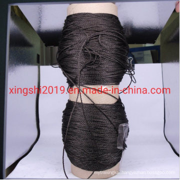 Graphite Rope Electric Conductive Woven Round Rope Graphite Fiber Rope